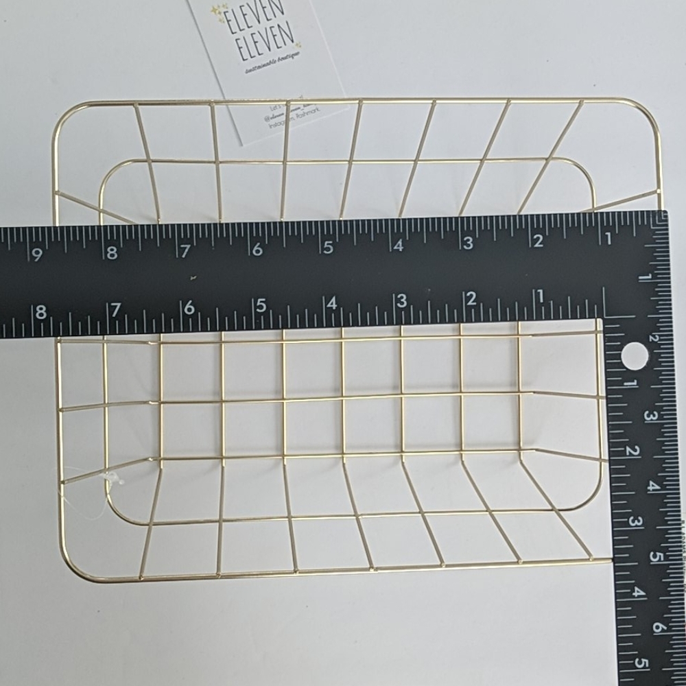 Gold wire baskets 2 pack urban outfitters desk - Picture 5 of 6